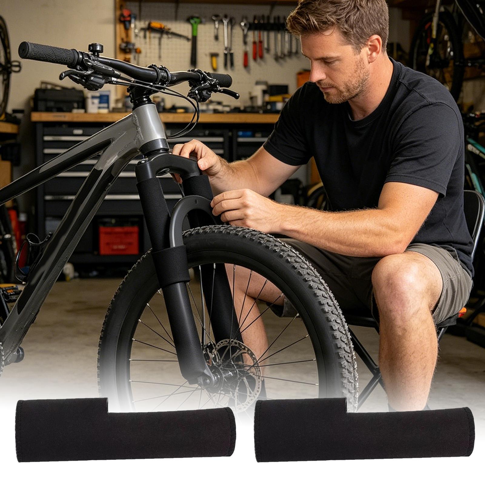 Cycling Gear And Accessories - Fahrradgabel-Schutzabdeckung, Fahrradzubehör, staubdichter Kettenschutz-Aufkleber für den