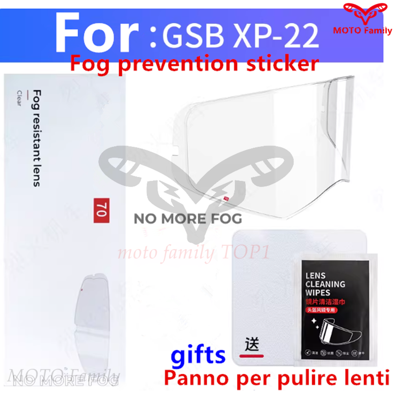 Cycling Gear And Equipment - GSB XP-22 Helm Spezialglas Antibeschlag-Aufkleber Motorrad