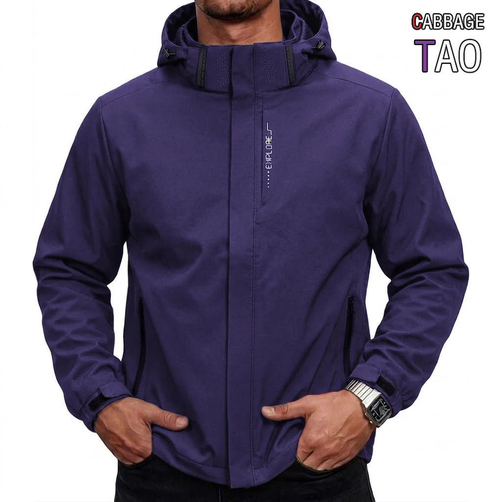 Cycling Gear Rain - Wasserdichte taktische Windjacke für Herren mit