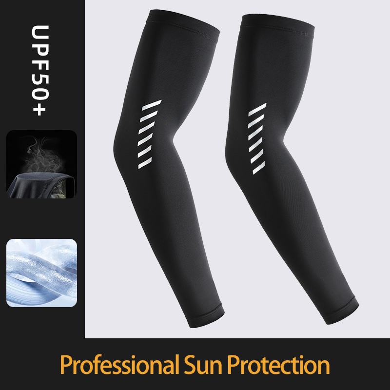 Cycling Arm Warmers - Sommer Männer Radfahren Ärmel Sonnenschutz Eis