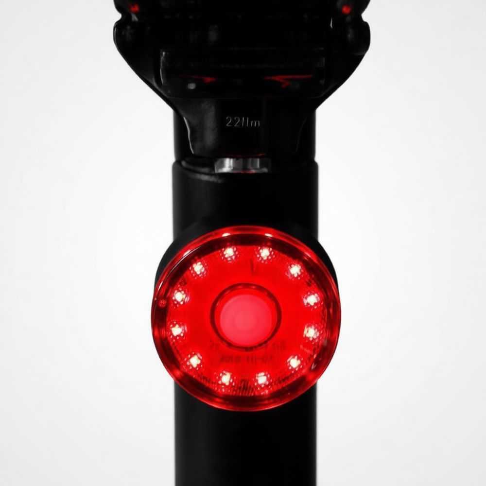 Cycling Gear And Equipment - Fahrrad-Rundrücklicht, Sicherheitswarnlampe für Nachtfahrten, Mountainbike, Straßenfahrrad,