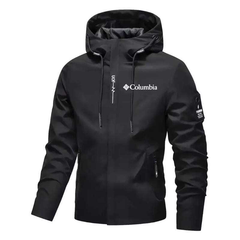 Cycling Gear Rain - 2026 Neue Herren Winddichte Wasserdichte Kapuzenjacke
