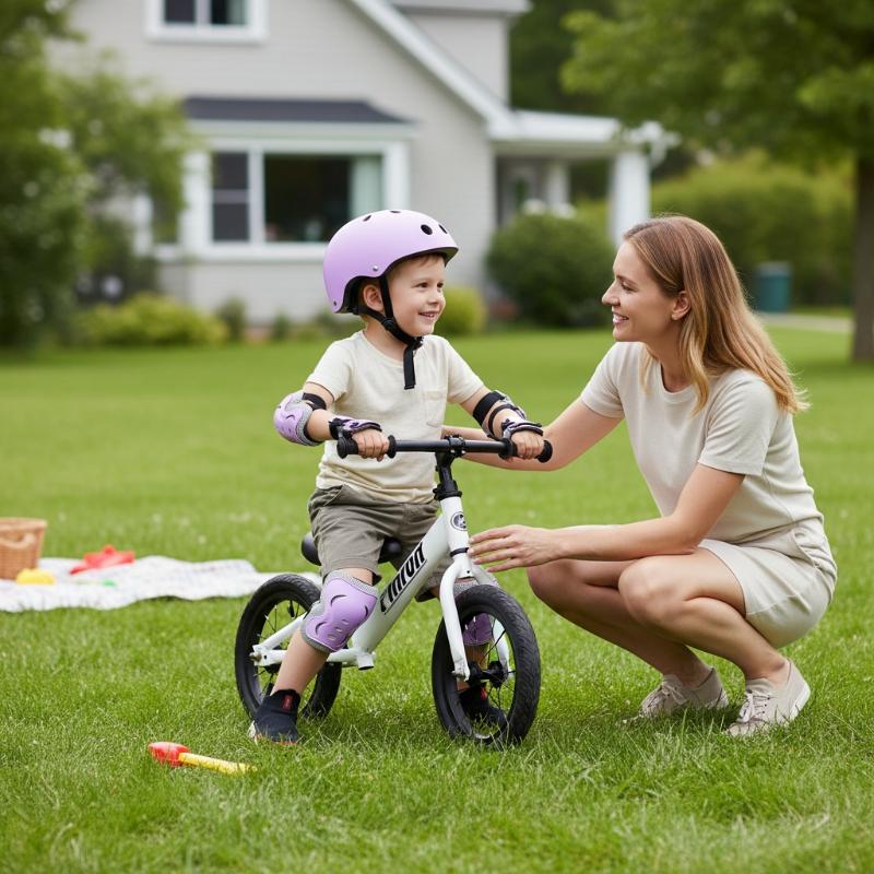 Cycling Safety Gear For Kids - 7/6-teiliges Kinder-Schutzset mit Helm, Knie- und