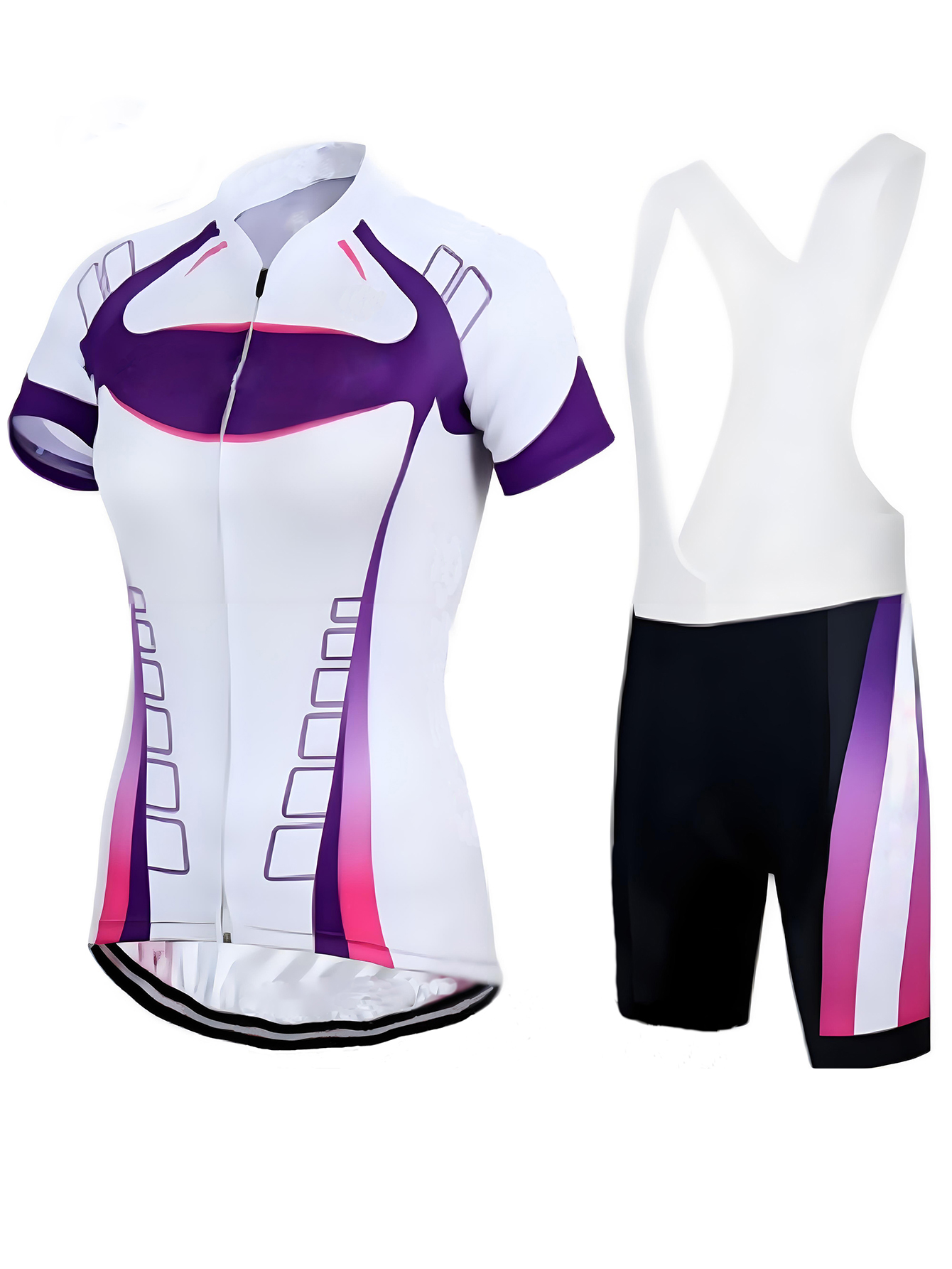 Damen-Radtrikot, Set aus Radtr – Cycling Gear Women Sale Bewertung und Preis