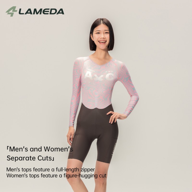 LAMEDA Damen-Radanzug Langarm- – Cycling Gear Women Sale Bewertung und Preis