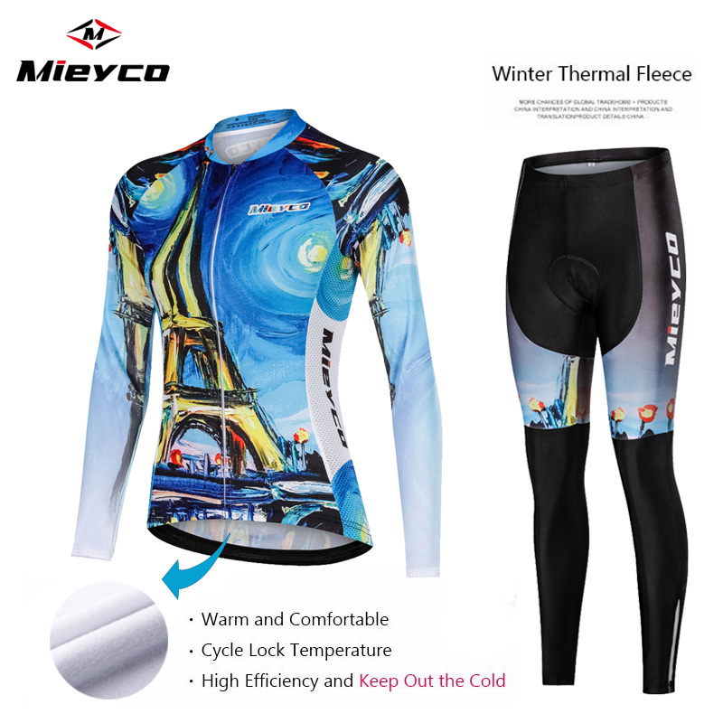 Damen-Fleece-Thermo-Langarm-Ra – Cycling Gear Women Sale Bewertung und Preis