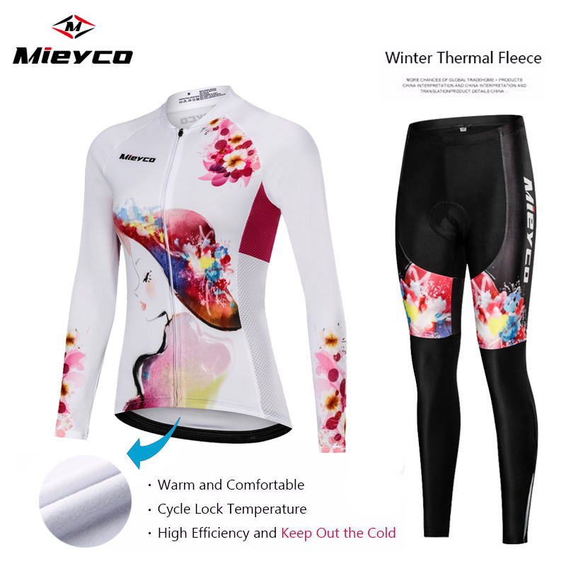 Damen-Fleece-Thermo-Langarm-Ra – Cycling Gear Women Sale Bewertung und Preis