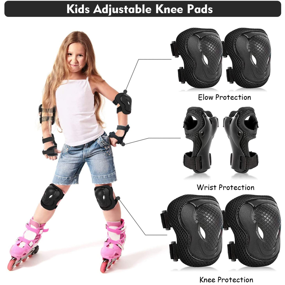6 Stücke Kinder Knieschützer E – Cycling Safety Gear For Kids Bewertung und Preis