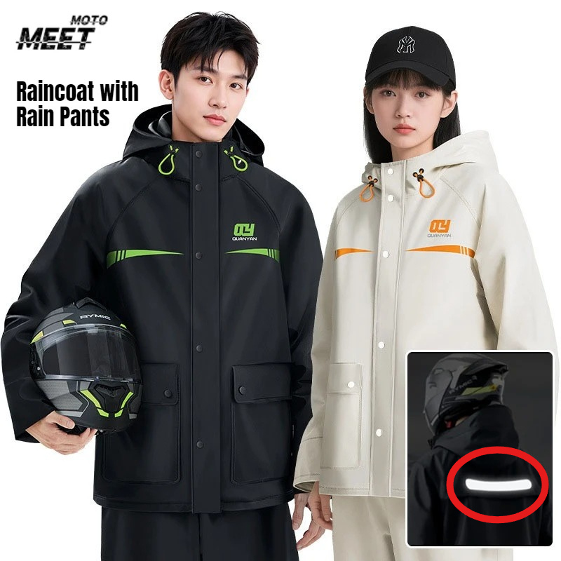 Wasserdichter Regenmantel mit  – Cycling Gear Rain Bewertung und Preis