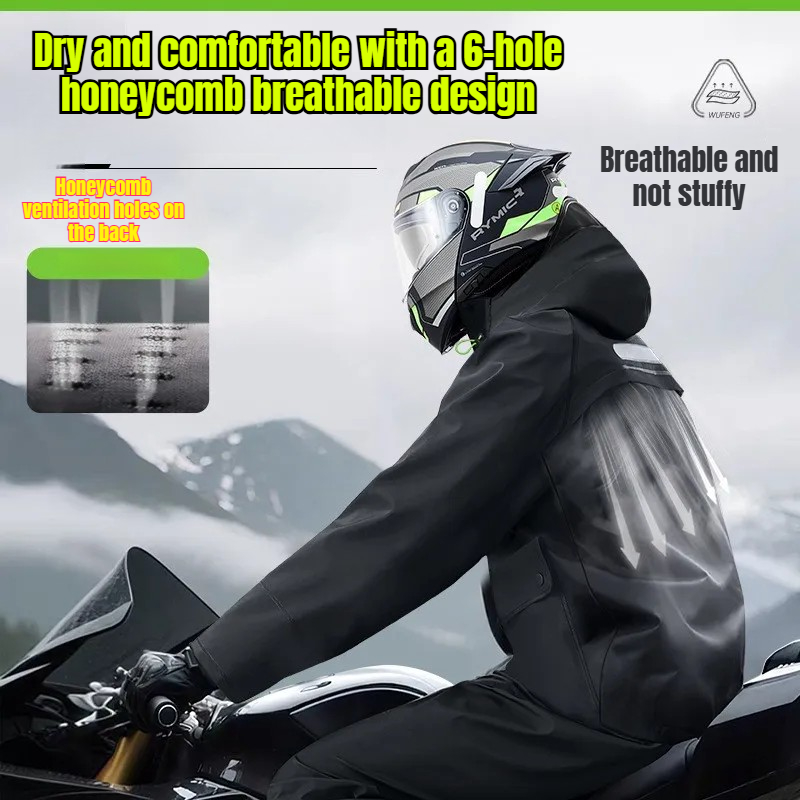 Wasserdichter Regenmantel mit  – Cycling Gear Rain Bewertung und Preis