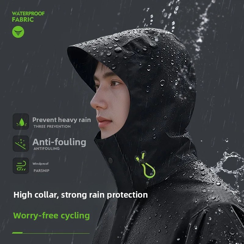 Wasserdichter Regenmantel mit  – Cycling Gear Rain Bewertung und Preis