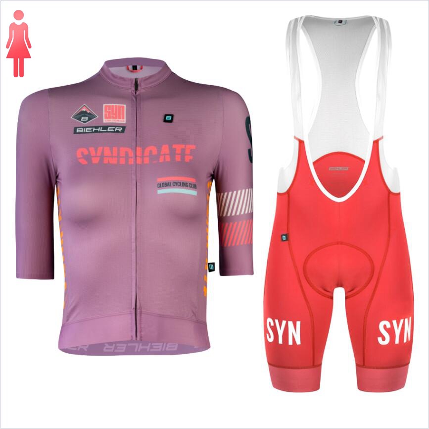 Syn lila Kurzarm trikot und ro – Cycling Gear Women Sale Bewertung und Preis